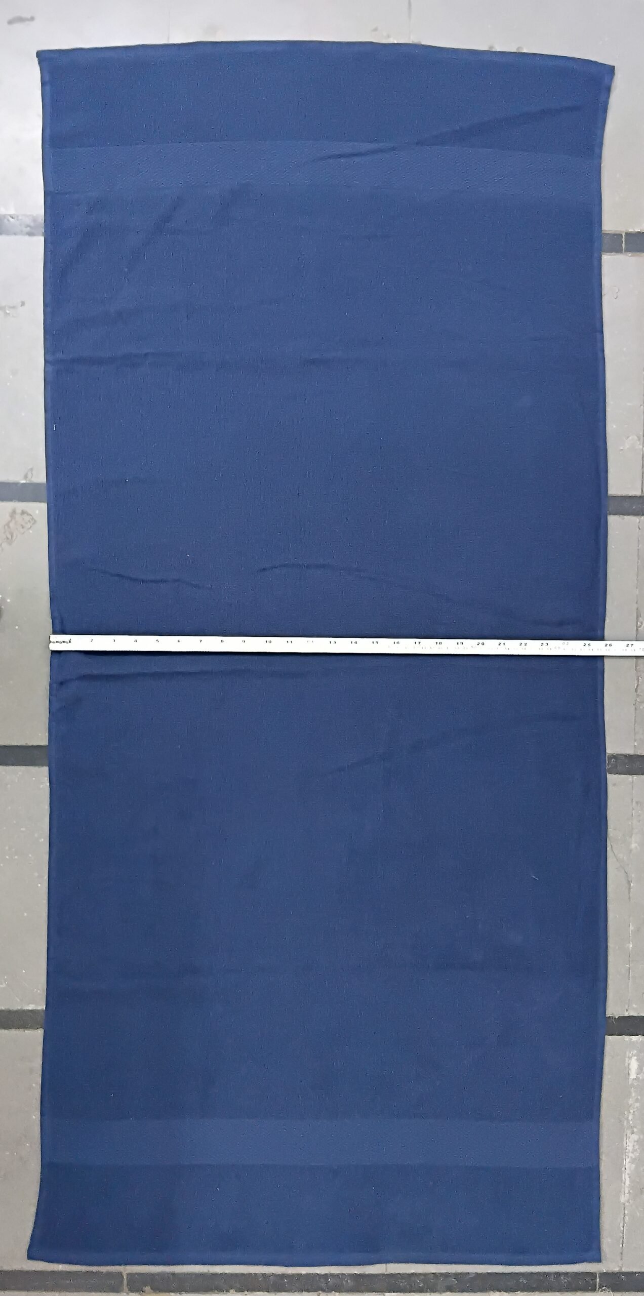 30X60 French Blue Bamboo Bath Towel - Image 2